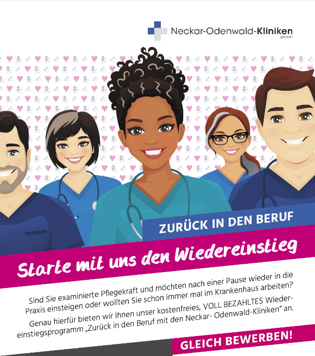 Starte mit uns den Wiedereinstieg!