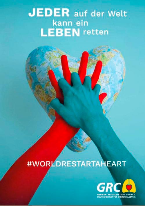 Plakat vom Welttag der Wiederbelebung 2020