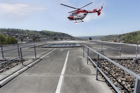 Hubschrauberlandeplatz in Mosbach