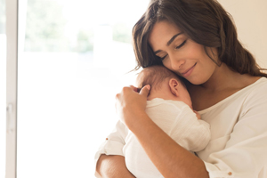 Dekobild Mutter mit Baby