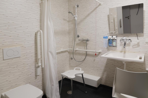 Badezimmer der Palliativstation