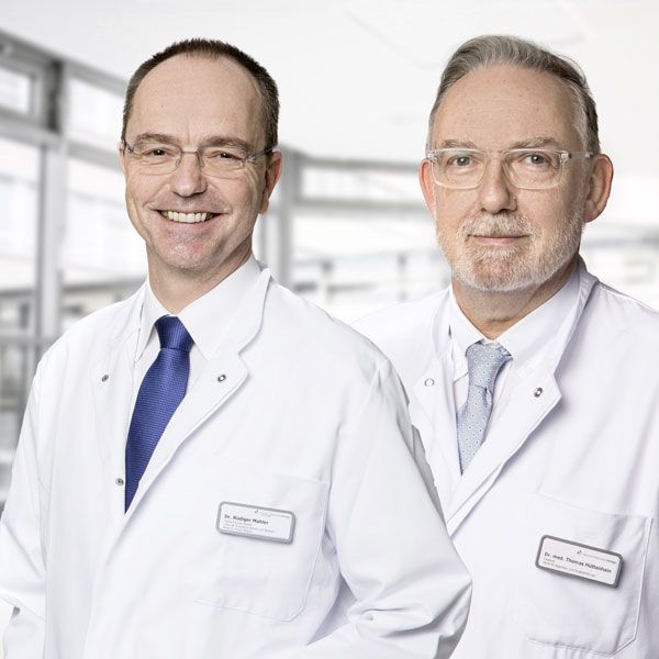Dr. med. Rüdiger Mahler (links) und Dr. med. Thomas Hüttenhain (rechts).