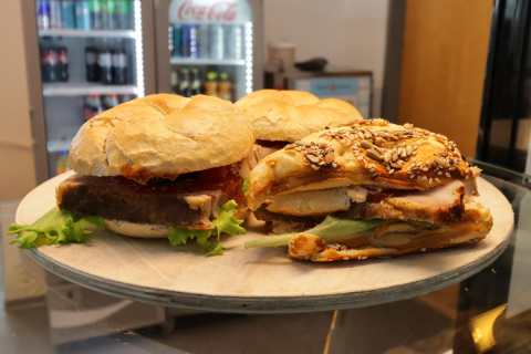 Leckere belegte Brötchen