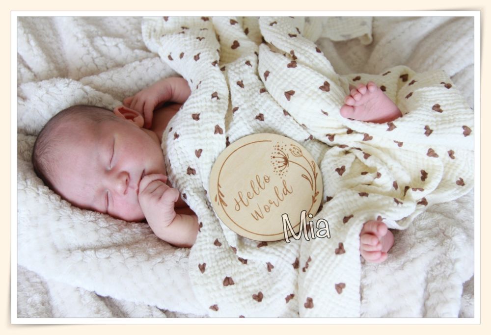 Neugeborenes Baby an den Neckar-Odenwald-Kliniken in Buchen (Odenwald)