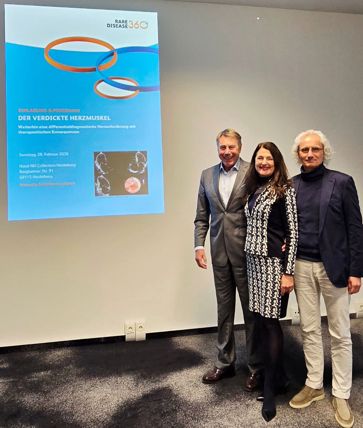 Fortbildungsveranstaltung Referenten Dr. Peter A. Oberst, Dr. Renate Michel-Lambertz, Prof. Dr. Dr. Heinz LambertzFoto: Neckar-Odenwald-Kliniken