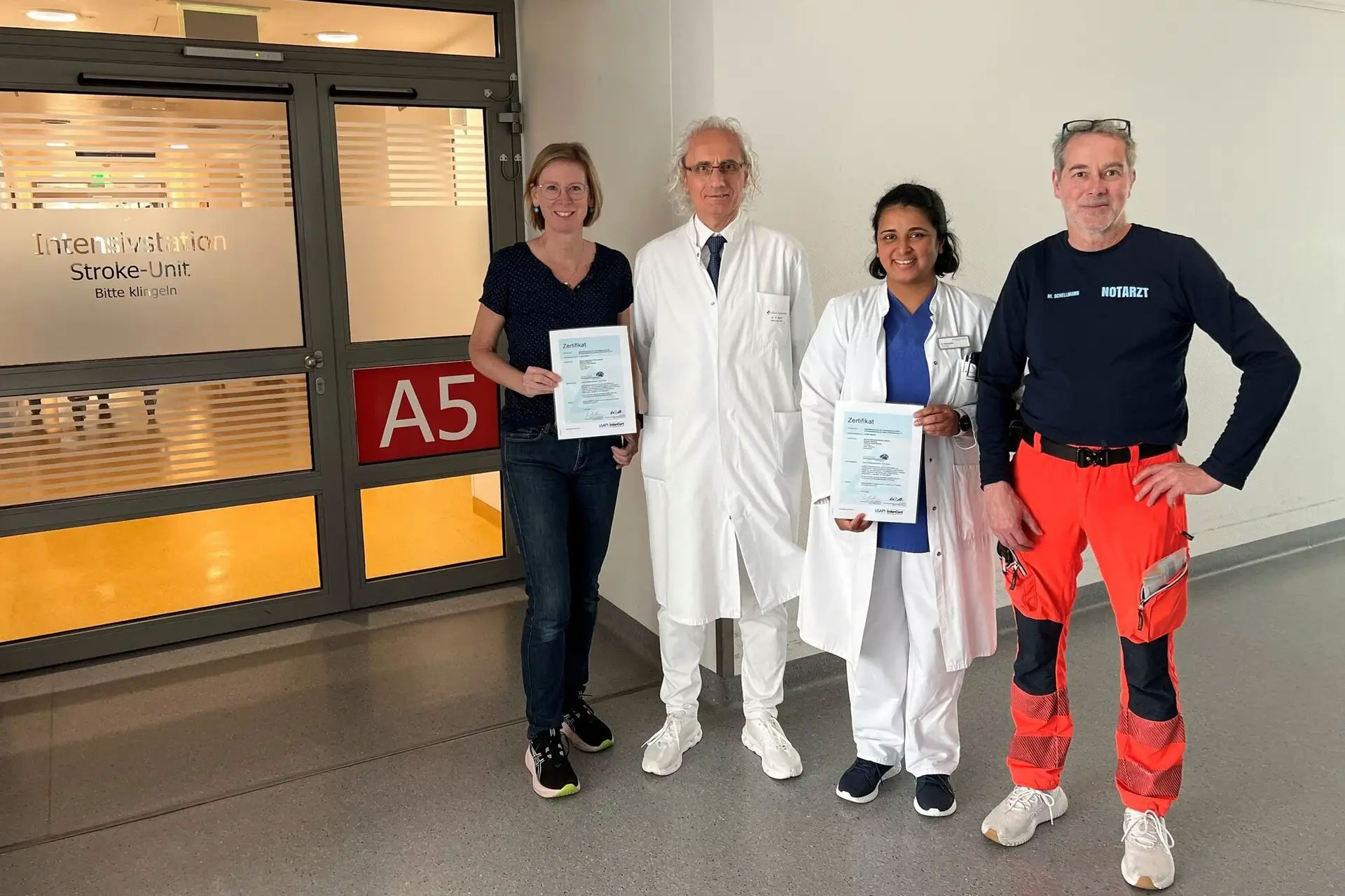 Re-Zertifizierung der Stroke Unit