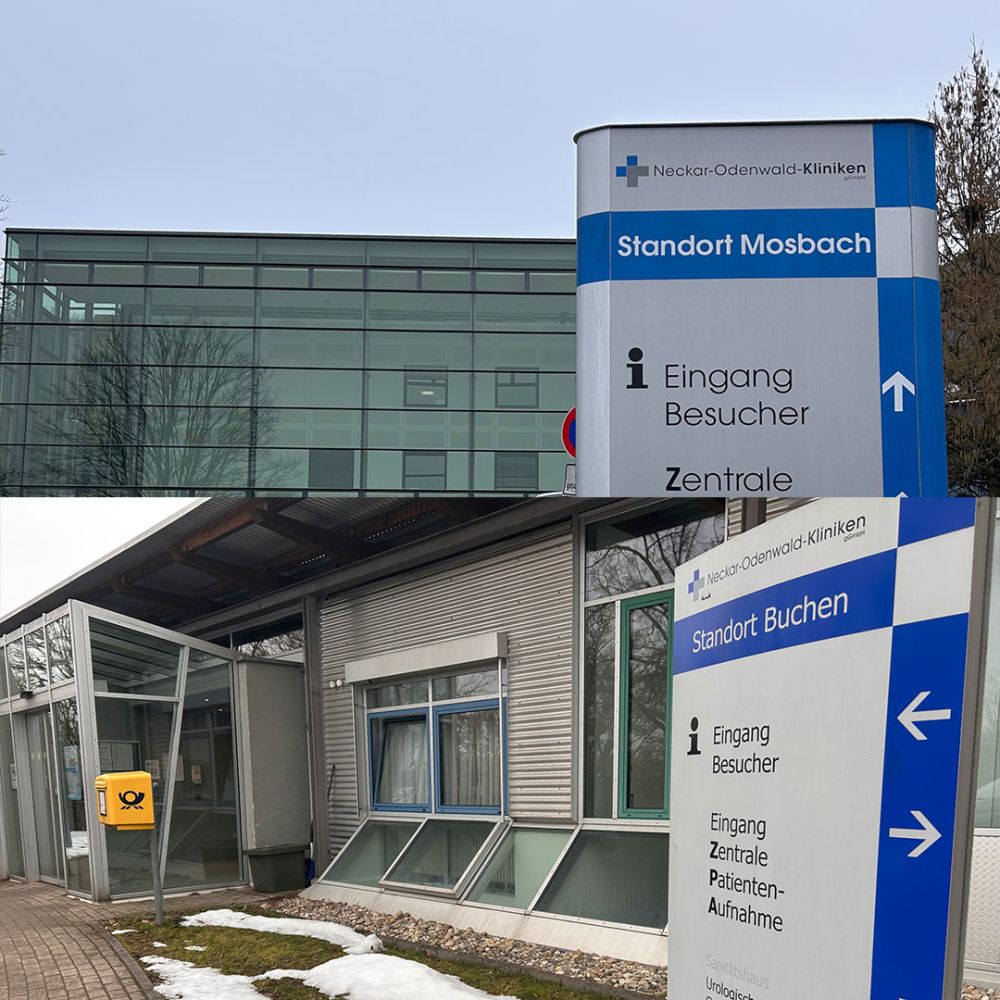 Eingang Standort Mosbach und Standort Buchen